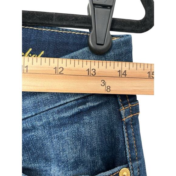 7 For All Mankind Jeans Womens 28x30 Blue Denim Pants Lexie Petite A Pocket 7FAM - Picture 10 of 14